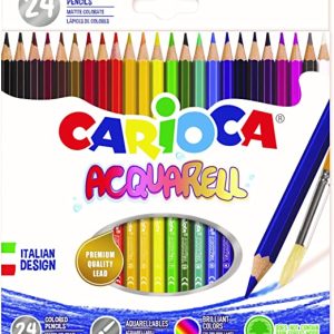 Krāsainie zīmuļi CARIOCA  akvareļu, 24 krāsas - 200-13264