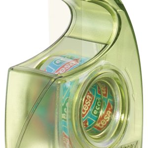 Videi draudzīga līmlente Tesafilm® eco &amp; clear, caurspīdīga, 10mx15 mm + EasyCut turētājs - 200-13288