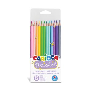 Zīmuļu komplekts CARIOCA Pastel, 12 dažādas pasteļķrāsas - 200-13345