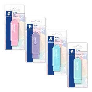 Dzēšgumija STAEDTLER Pastel, dažādas krāsas - 200-13362