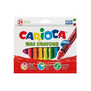 CARIOCA Maxi Wax krītiņi 24 gab - 200-13378