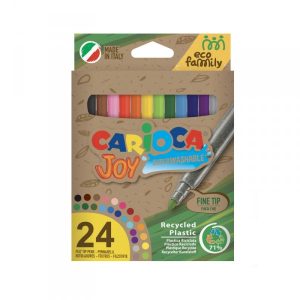 Flomasteri CARIOCA JOY ECOFAMILY, 24gab - 200-13624