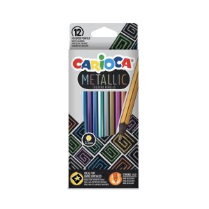 Zīmuļi CARIOCA Metallic 12 gab - 200-13690
