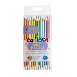 Zīmuļi CARIOCA Pastel Bicolor 12 gab - 200-13691