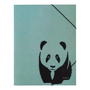Mape PAGNA Panda, A4, elastīga, ar gumiju, zaļa - 200-13753