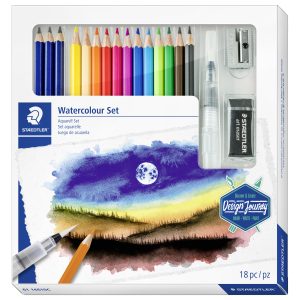 Zīmuļi ar akvareļu effektu STAEDTLER 146 10C, 12 krāsas - 200-13763