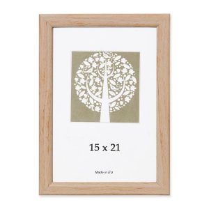 Foto rāmis, plastmasa, 15 x 21 cm, koka krāsa - 200-13772