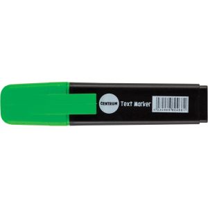Teksta marķieris, slīps serdenis, līnijas platums 1‒5 mm, krāsa zaļa - 200-13778