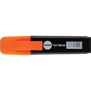Teksta marķieris, slīps serdenis, līnijas platums 1-5 mm, krāsa oranžs - 200-13781