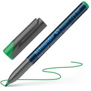 OHP marķieris Schneider Permenent 220 S, 0,4mm zaļš - 200-14067