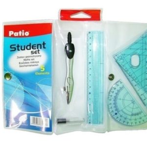 Rasēšanas piederumu kompekts PATIO Student, 5 vienības - 200-14084