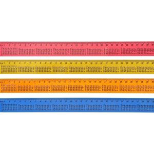 Lineāls ar reizināšanas tabulu, plastmasas, 30 cm - 200-14099