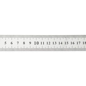 Lineāls, tērauda, 20 cm - 200-14100
