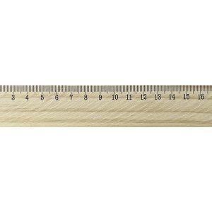 Lineāls, koka, 20 cm - 200-14102
