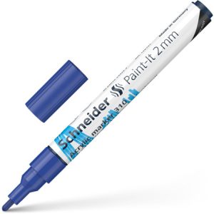 Akrila marķieris SCHNEIDER Paint-it 310, 2mm, zils - 200-14291