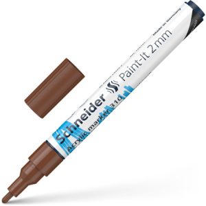 Akrila marķieris SCHNEIDER Paint-it 310, 2mm, brūns - 200-14295