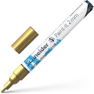 Akrila marķieris SCHNEIDER Paint-it 310, 2mm, zelta - 200-14299