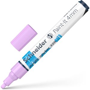 Akrila marķieris SCHNEIDER Paint-it 320, 4mm, lillā - 200-14323