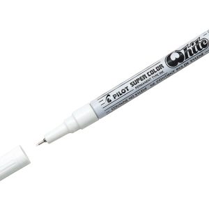 Permanentais marķieris PILOT Supercolour 1,0 mm, balts - 200-14435
