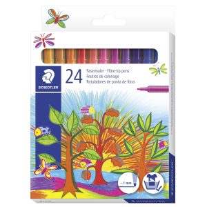 Flomasteri STAEDTLER Noris Club, 24 krāsas - 200-14598