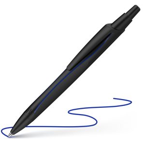 Lodīšu pildspalva Reco melna Refill Eco 725 M zila - 200-14946