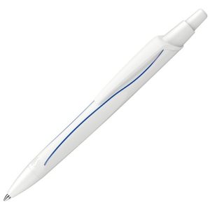 Lodīšu pildspalva Reco balta Refill Eco 725 M zila - 200-14949