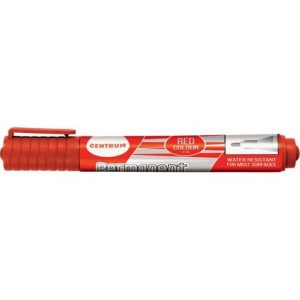Permanenta marķieris CENTRUM, 2-5 mm, ar apaļu uzgali, sarkans - 200-15402