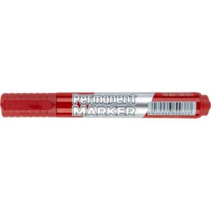 Permanenta marķieris CENTRUM, 1-5 mm, ar ieslīpu uzgali, sarkans - 200-15405