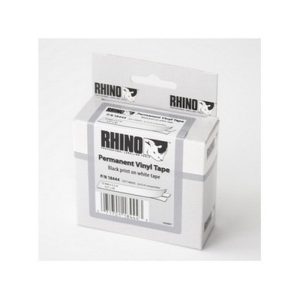 Marķēšanas lente DYMO Rhino, 12 mm x 5.5 m, vinila, balta - 250-00266