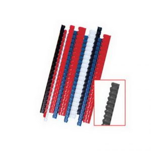 Plastmasas spirāles FELLOWES, 10mm, 100 gab./iepak., melnas - 250-01054