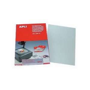 Kodoskopu plēve APLI melnbaltajiem lāzerprinteriem, 100 loksnes/iep - 250-01637