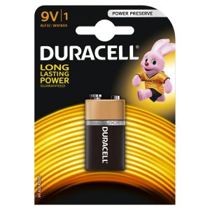 Baterija DURACELL 9V, LR61, 1 gab./iepak. - 250-04248