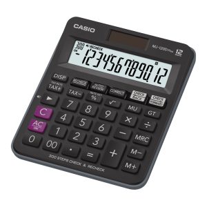 Galda kalkulators CASIO MJ-120+, 127 x 148 x 29 mm - 250-05214