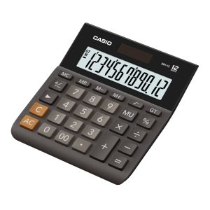 Galda kalkulators CASIO MH-12, 127 x 137 x 29 mm, melns - 250-05248