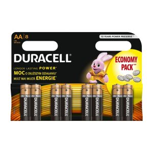 Baterija DURACELL AA Basic, LR06 8 gab./iepak. - 250-05840