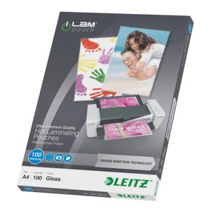 Laminēšanas kabata LEITZ, A4, 100 mikr, UDT, 100 gab./iepak. - 250-06161