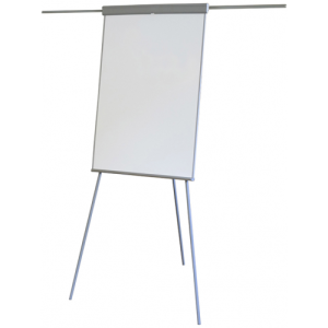 Tāfele ar statīvu MEMOBOARDS, ar divām sānu turētajiem, 105 x 68 x (A) 180 cm - 250-06576