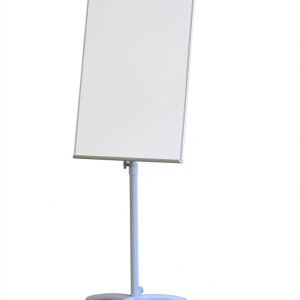 Pārvietojamā tāfele MEMOBOARDS ar diviem sānu turētājiem, 105 x 68 x (A) 200 cm - 250-06583