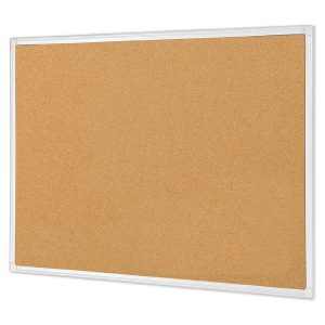 Korķa dēlis BI-OFFICE BioCote,  antibakteriāls, alumīnija rāmis, 1500x1000 mm - 250-07694