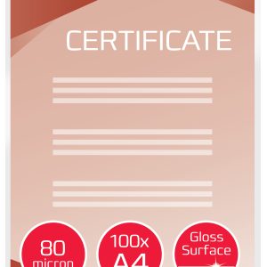 Laminēšanas kabatas GBC A4 80Mic (100) - 250-07862