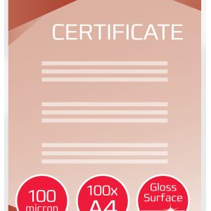 Laminēšanas kabatas GBC A4 100Mic (100) - 250-07863
