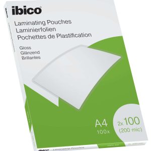 Laminēšanas kabatas Ibico A4 100M.Gloss/100 - 250-07884