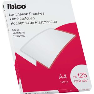 Laminēšanas kabatas Ibico A4 125M.Gloss/100 - 250-07885