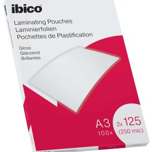 Laminēšanas kabatas Ibico A3 125M.Gloss/100 - 250-07888