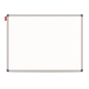 Balta magnētiskā tāfele CLASSIC, alumīnija rāmis, 120x90 cm - 250-08166