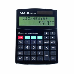 Galda kalkulators MAUL MTL 800, 12 cipari, 2 rindiņas, kursora taustiņi - 250-08308