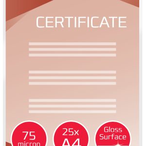 Laminēšanas kabatiņas GBC Document™ Pouch Gloss A4 75 mikroni - 250-08372