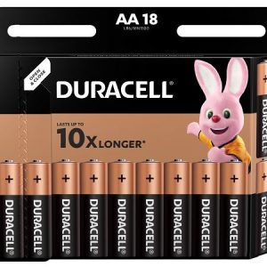 Baterijas DURACELL  AA, LR6 18 gab. - 250-08433