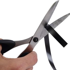 Magnētiskā sloksne BI-OFFICE 10 mm x5 m, melna - 250-09073