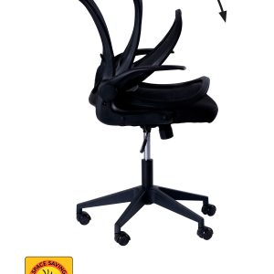 Regulējama augstuma krēsls SUN-FLEX®HIDEAWAY krēsls, 91-101 cm, melns - 350-01566